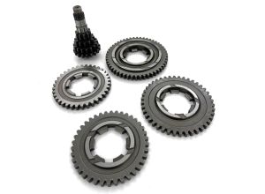 Lambretta Gearbox, Gp200 (Gp125) complete (4 loose gears and cluster) Indian