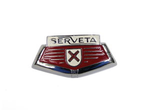 Lambretta Horn casting badge, shield type, Spanish
