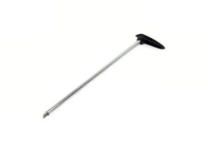 Lambretta Petrol (fuel) tap lever, standard, Black with plastic knob