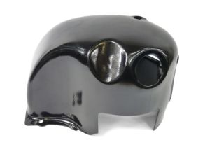 Lambretta Head cowling, steel, TS1, painted Black, SIL