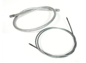 Lambretta Cable, braided, rear brake nylon lined, with std inner, Race-Tour MB