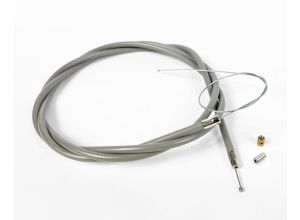 Lambretta Cable, Grey, Throttle, Large nylon lined, Race-Tour MB