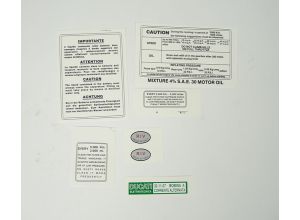 Lambretta Sticker, waterslide set, S1/2/3