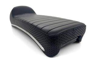 Lambretta Sports Seat Trezzi, 'Fastback 2', Black, fits all models