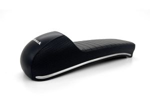 Lambretta Sports Seat Trezzi, 'Fastback 2', Black, fits all models