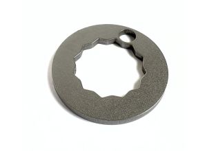 Lambretta Rear hub nut lock washer, 1 hole type, stainless steel, MB