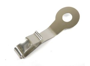 Lambretta Fork cable spring clip for speedo and front brake cables, stainless steel, MB