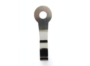 Lambretta Fork cable spring clip for speedo and front brake cables, stainless steel, MB