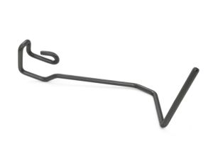 Lambretta Side panel spring clip, right hand, Gp, late Series 3, stainless steel, MB