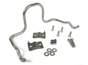 Lambretta Side panel spring clip, brackets and fastener kit (set) for panels with handles, stainless steel, S3, MB