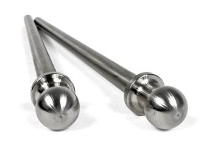 Lambretta Fork rods, Li, Sx, Tv, pair, stainless steel, MB