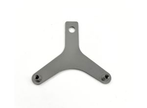 Horn Y Bracket, late series 2 early Series 3, stainless, MB (screw fixed into the frame)