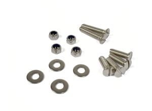 Lambretta Side panel clip, fastener kit, stainless steel, MB