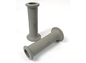 Lambretta Headset (handlebar) grips, TZR type, pair, Grey, S3, MB