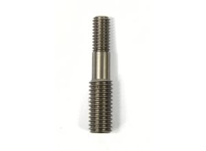 Lambretta Stepped stud, 6 to 8mm - 17x10x11mm, Lambretta crankcase side, stainless steel, MB