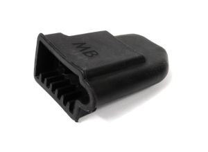 Lambretta Electronic Ignition regulator/rectifier AC rubber cover, Black, MB