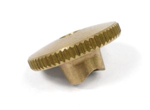 Lambretta Brake adjuster nut, knurled, Brass, MB