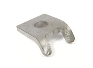 Lambretta Brake adjuster clamp, front brake, stainless steel, MB