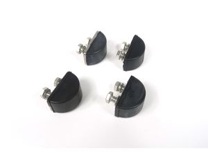 Lambretta Fork buffer set (2 top, 2 bottom, screws, washers) bolt in, Li, Sx, Tv, MB