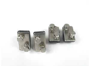 Lambretta Fork buffer set (2 top, 2 bottom, screws, washers) bolt in, Li, Sx, Tv, MB