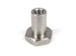 Lambretta Rear light nut late GP and Electronics, stainless steel, MB