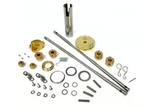 Lambretta Headset (handlebar) rod complete kit (hole in - hole out, 287mm) GP,  Sx, Tv, 125/150 Special, late S3, MB
