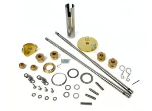 Lambretta Headset (handlebar) rod complete kit (hole in - hole out, 287mm) GP,  Sx, Tv, 125/150 Special, late S3, MB