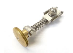 Lambretta Rear brake cable adjuster assembly with Brass nut, stainless steel, MB