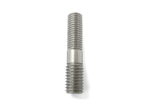 Lambretta Stepped stud, 7 to 8mm - 17x7x12mm, Lambretta round exhaust port, stainless steel, MB