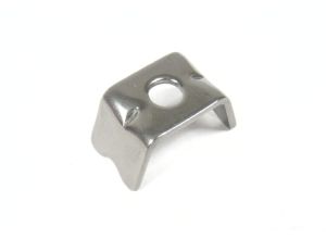 Lambretta Rear frame grill and badge holder bracket, stainless steel, MB