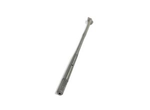 Lambretta Headset (handlebar) rod (spline in-plate out) (Short 298mm) stainless steel, Li Special, Tv, Sx, S3, MB