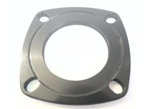 Lambretta Rear hub bearing plate, 0.5/0.7mm recess, stainless steel, MB