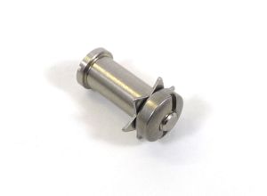 Lambretta Headset (handlebar) lever pivot bolt, 8mm oversize with star washer, special nut, stainless steel, MB