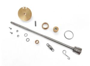 Lambretta Headset (handlebar) rod kit, clutch side (spline in - paddle out, 311mm) Li 125/150, S3, MB