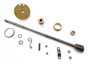 Lambretta Headset (handlebar) rod kit, clutch side (hole in - paddle out, 300mm) Spanish late type, MB