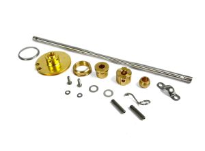 Lambretta Headset (handlebar) rod kit, clutch side (hole in - hole out, 287mm) Gp, Sx, Tv, Special 125, late S3, MB
