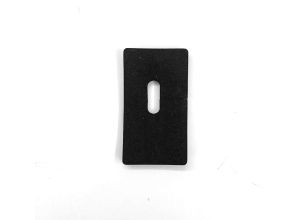 Lambretta Rear brake pedal rubber legshield seal, Black, MB