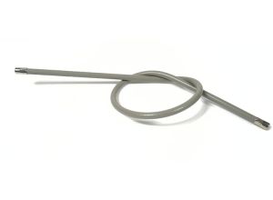 Lambretta Cable, Grey, Rear brake nylon lined, outer only, Race-Tour MB