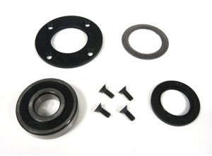 Lambretta Bearing set, Drive side, touring (bearing, plate, gasket, screws, seal) name brand
