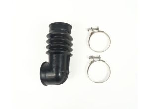 Lambretta Air filter (air hose) rubber bellows with stainless clips Gp150/200, MB