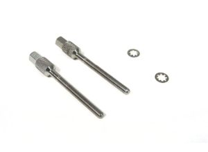 Lambretta Headset (handlebar) bottom quick fit easy screw set, pair, stainless steel, S1/3, Race-Tour MB