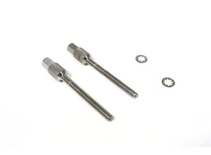 Lambretta Headset (handlebar) bottom quick fit easy screw set, pair, stainless steel, S2, Race-Tour MB