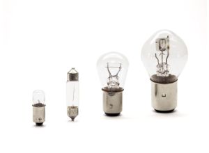 Lambretta Headlight, bulb set, 12 volt, complete kit, includes headlight, stop/tail, speedo and parking