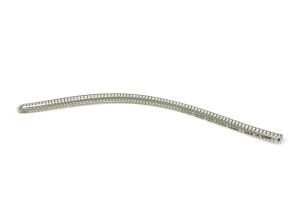 Universal Petrol (fuel) pipe, clear, anti kink with coiled spring, 1ft, MB
