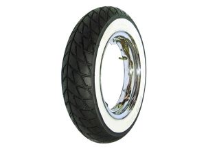 Scooter Tyre, 350:10, MC20, Monsum, Whitewall, Mitas