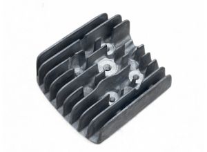 Lambretta Cylinder head, 125-250, square head, without cowlings, centre plug, Race-Tour MB