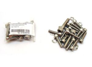 Lambretta Crankcase side fastener kit, allen cap head, stainless steel
