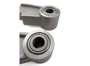 Lambretta Fork overhaul kit, Disc link version, (bearings fitted) early bolt in buffers, Race-Tour, MB