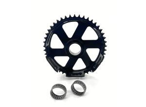 Lambretta Clutch crownwheel (sprocket) 46 tooth (4, 5, 6 plate) with bearings, Race-Tour MB