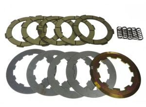 Lambretta Clutch plate kit (5 plate) (5x3.5mm friction, steels and springs) fits MB 46/47 clutch assemblies, Race-Tour MB